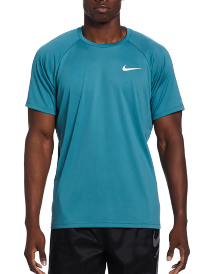 Nike-Essential-Camiseta-Hydroguard-de-natación-de-manga-corta-para-hombre-front-verde-nessa586-344