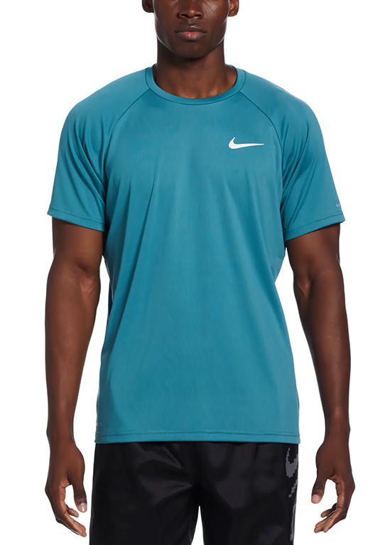 Nike-Essential-Camiseta-Hydroguard-de-natación-de-manga-corta-para-hombre-front-verde-nessa586-344